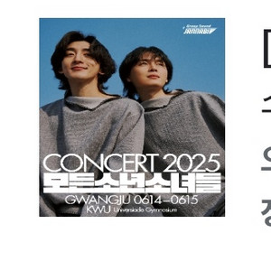 잔나비 광주콘서트 대리티켓해드려요