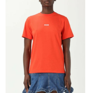 MSGM 엠에스지엠 레터링 레드 티셔츠 M 사이즈 정