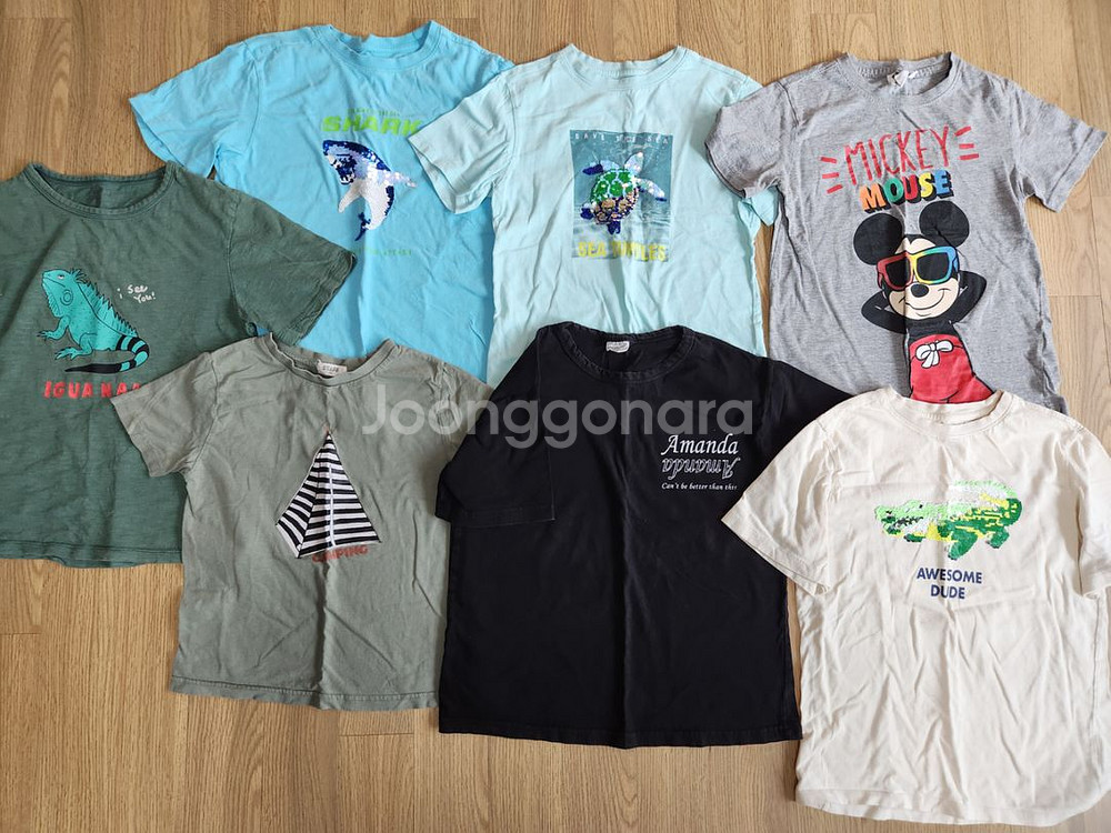 키즈 반팔티 130~140 (13장)--1