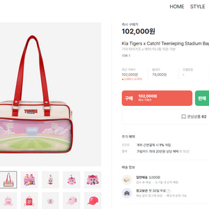 기아타이거즈직관가방