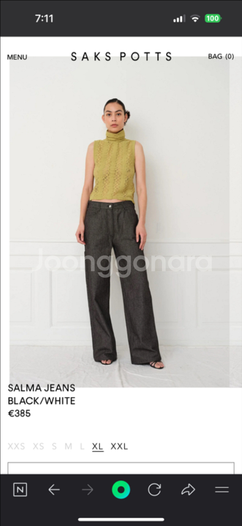 Saks potts 삭스포츠 salma jean--0
