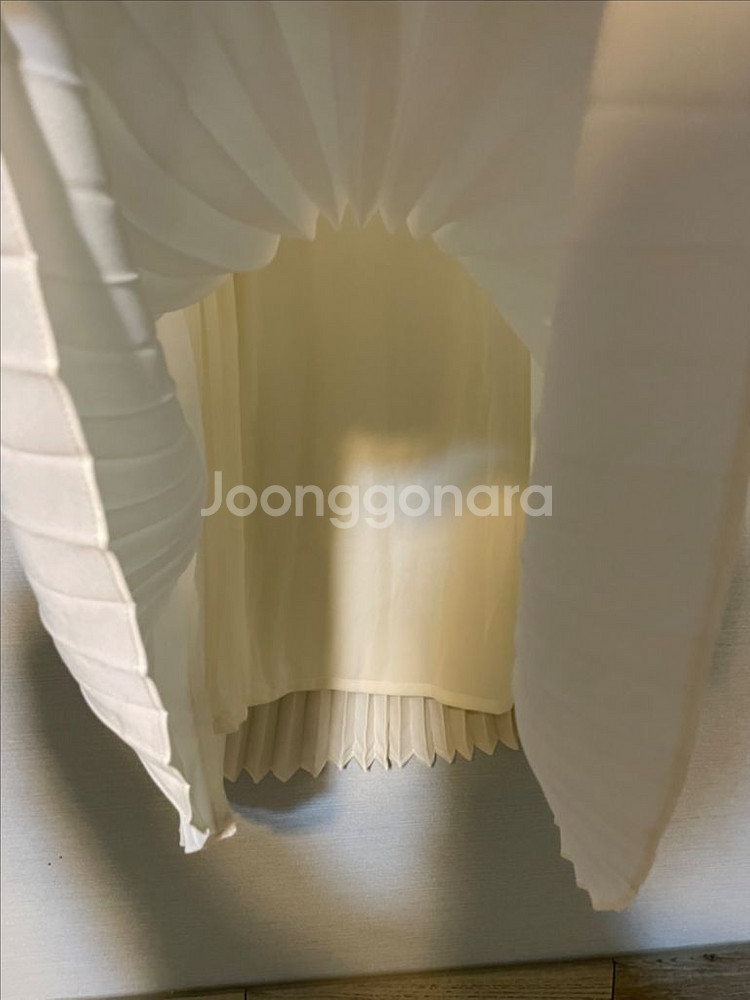 모르간 아이보리 플리츠 스커트 27--1