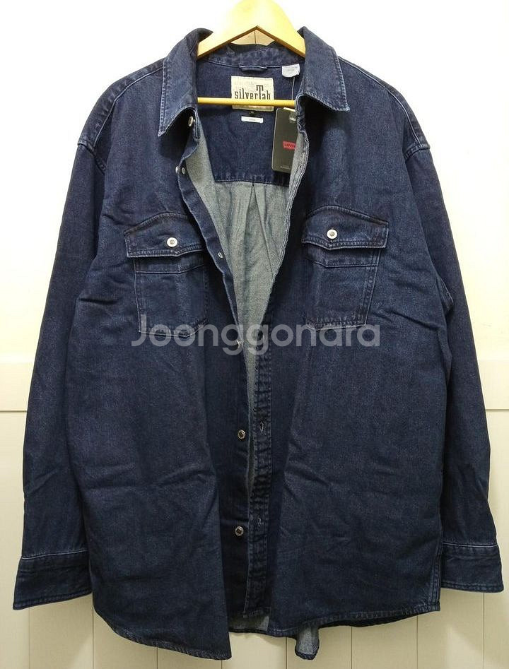 리바이스 실버탭 데님 셔츠 XL--2