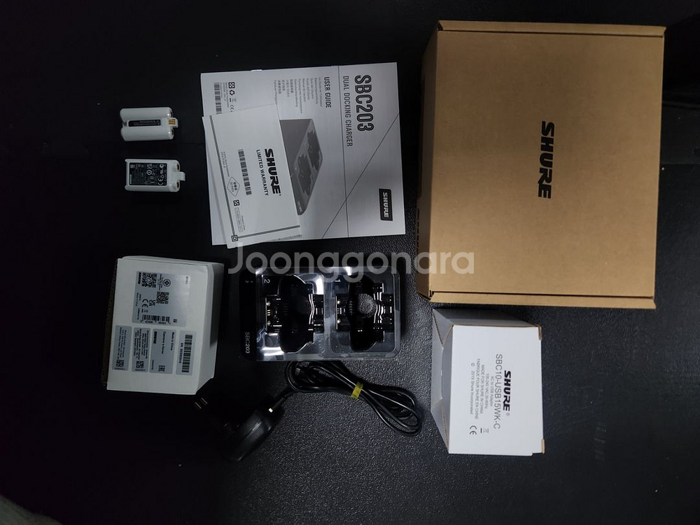 [택배가능]슈어 SBC203 (충전기) + sb903--1