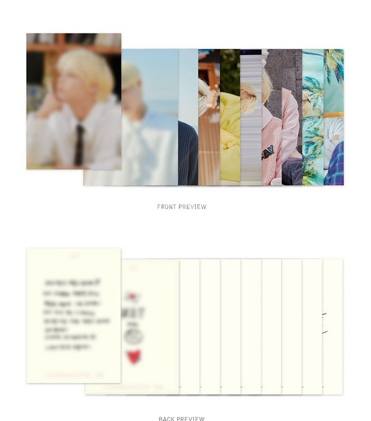 2020 박지훈 온콘 포스트카드북 엽서북--2