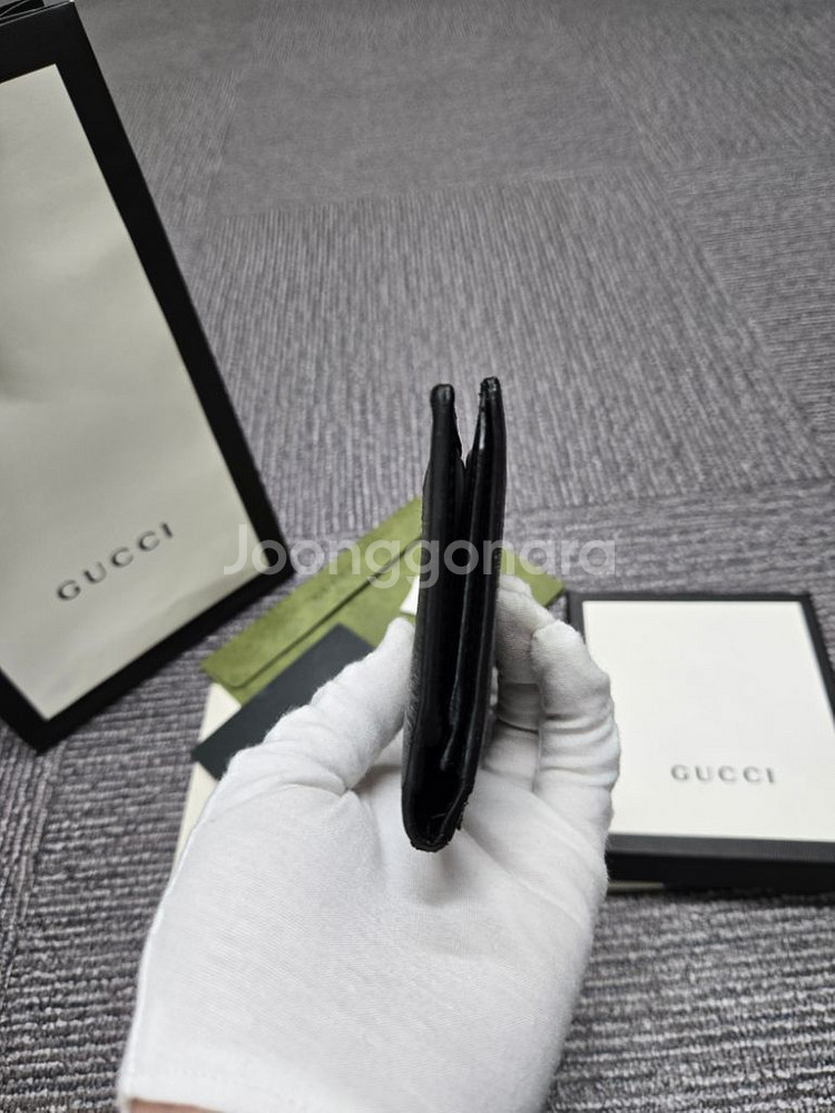 [정품]구찌 웹삼선 수프림 장지갑--2