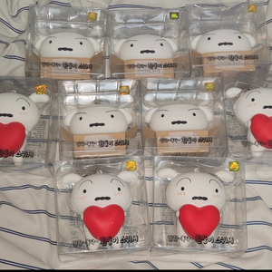 [새상품] 짱구 흰둥이 스퀴시 키링