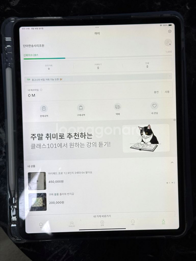 아이패드 프로 12.9인치 3세대 64 팔아요--7