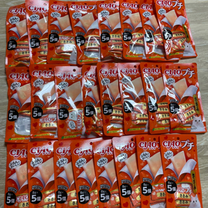 이나바 챠오 츄르 쁘띠 5p 세가지맛 고양이 간식 사료