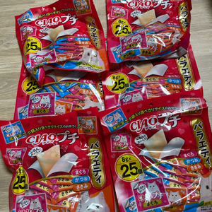 이나바 챠오 쁘띠 버라이어티 25p 고양이 간식 사료