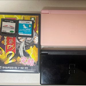 닌텐도 ds lite 블랙 핑크 칩 4종 일괄 + 민트