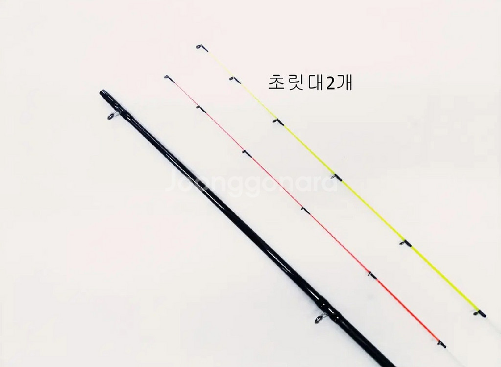 갈치.풀치.한치,볼락.호래기낚시대2대+시마노릴2대+합사--2