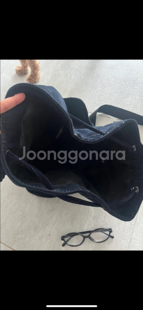 아웃도어 프로덕트 원숄더 백팩 남색--2