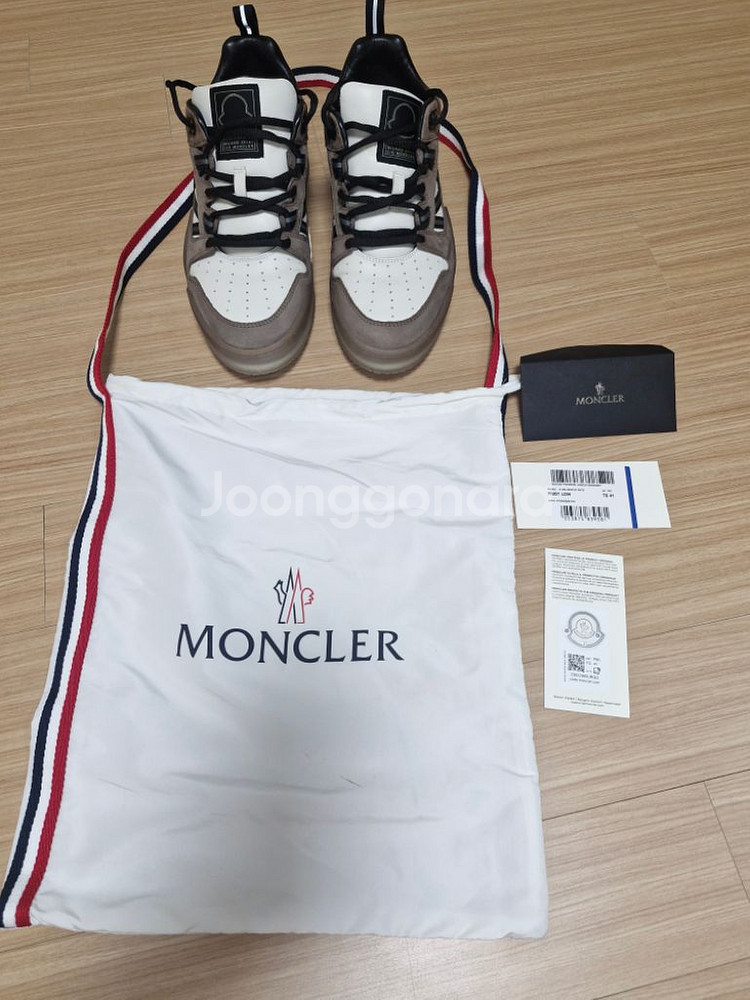 몽클레어 남성 피보로우탑 흰갈색 유럽41,265--6