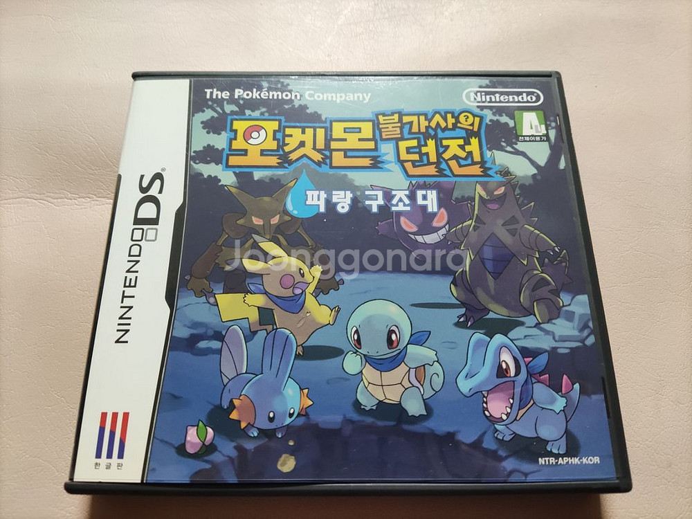 닌텐도 NDS 포켓몬 불가사의던전 파랑구조대 팝니다--1