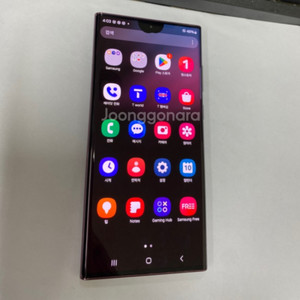 삼성 256g 겔럭시 S22 울트라 버건디 개인판매 펜
