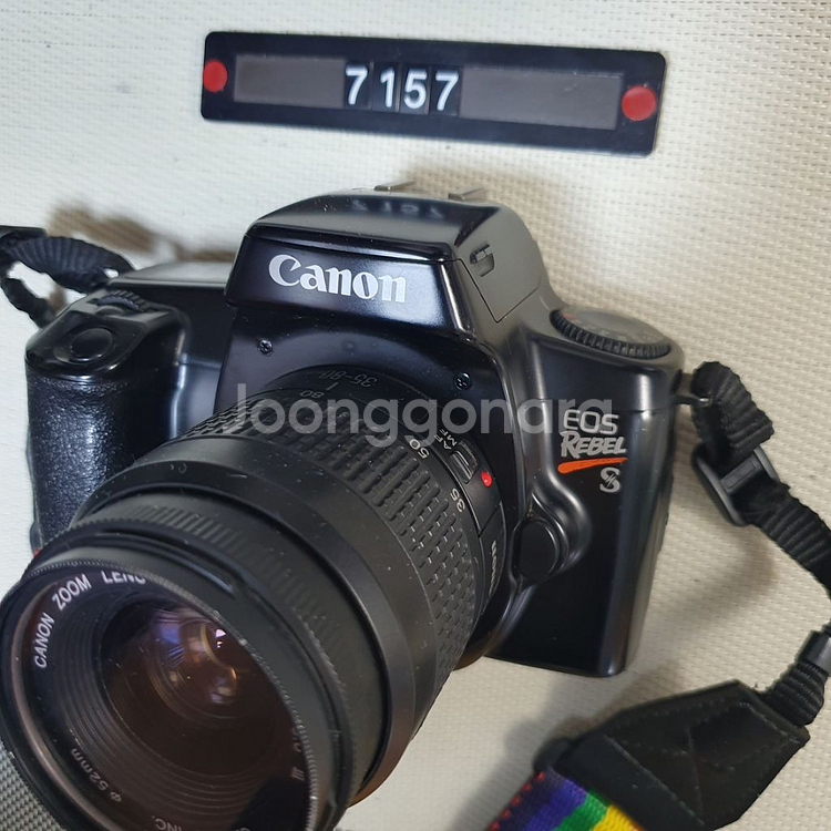 캐논 EOS 레벨 S 필름카메라 35~80mm 렌즈 장--1