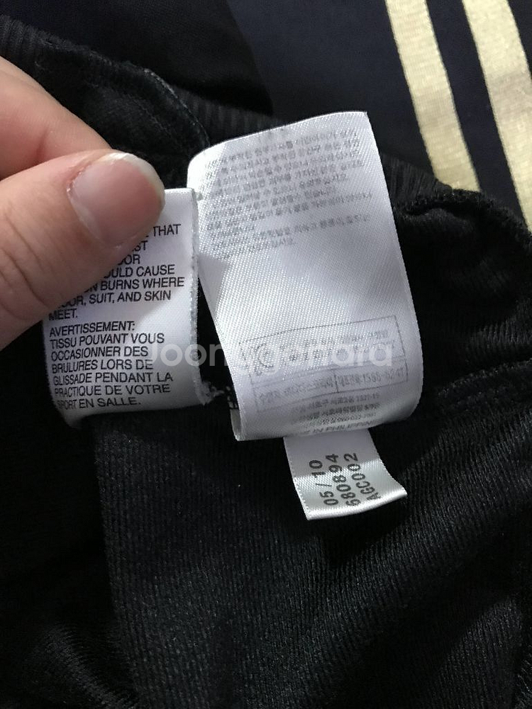 아디다스 블랙 골드 파이어버드 져지 105 트랙탑 검금--3