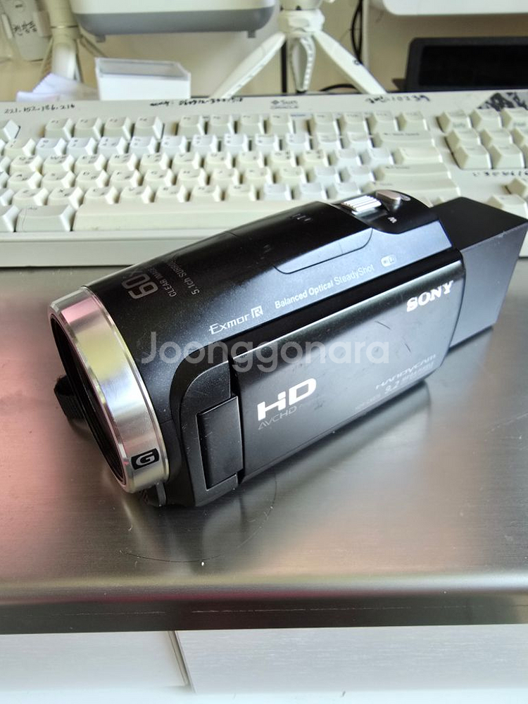 소니 비디오캠. hdr-cx675 상태 좋음.--3