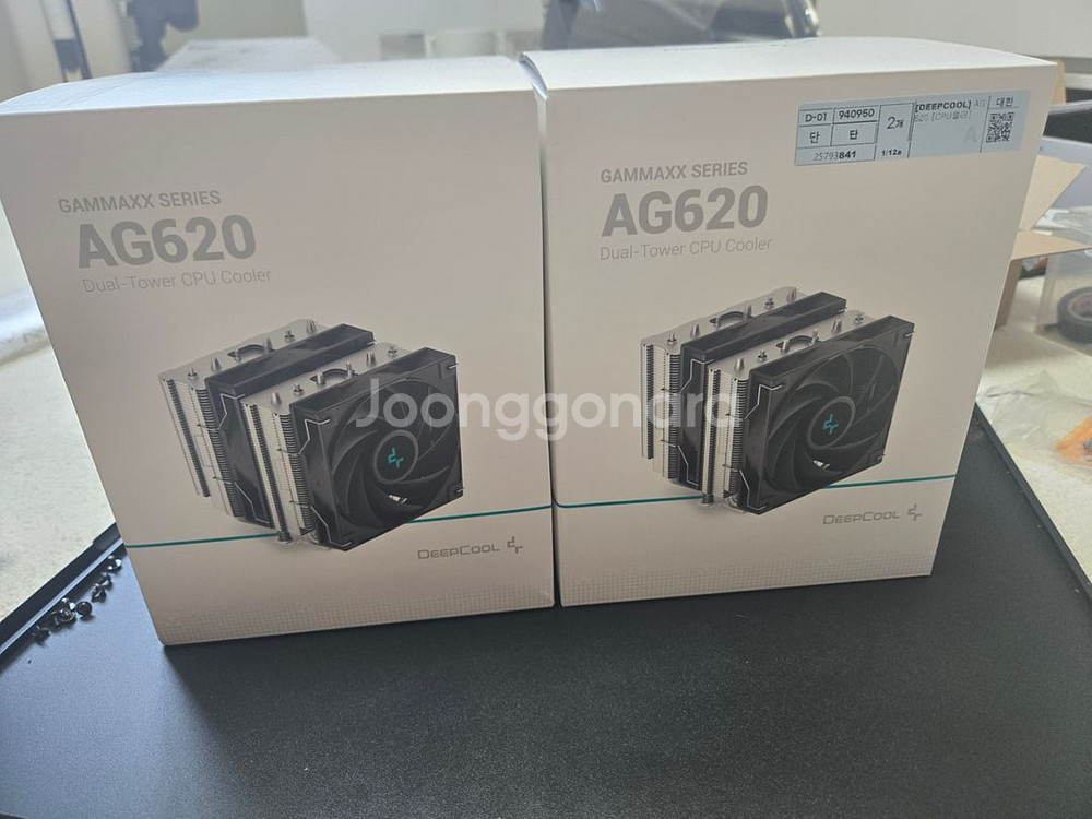 DEEPCOOL AG620 듀얼타워 cpu쿨러 팝니다--2