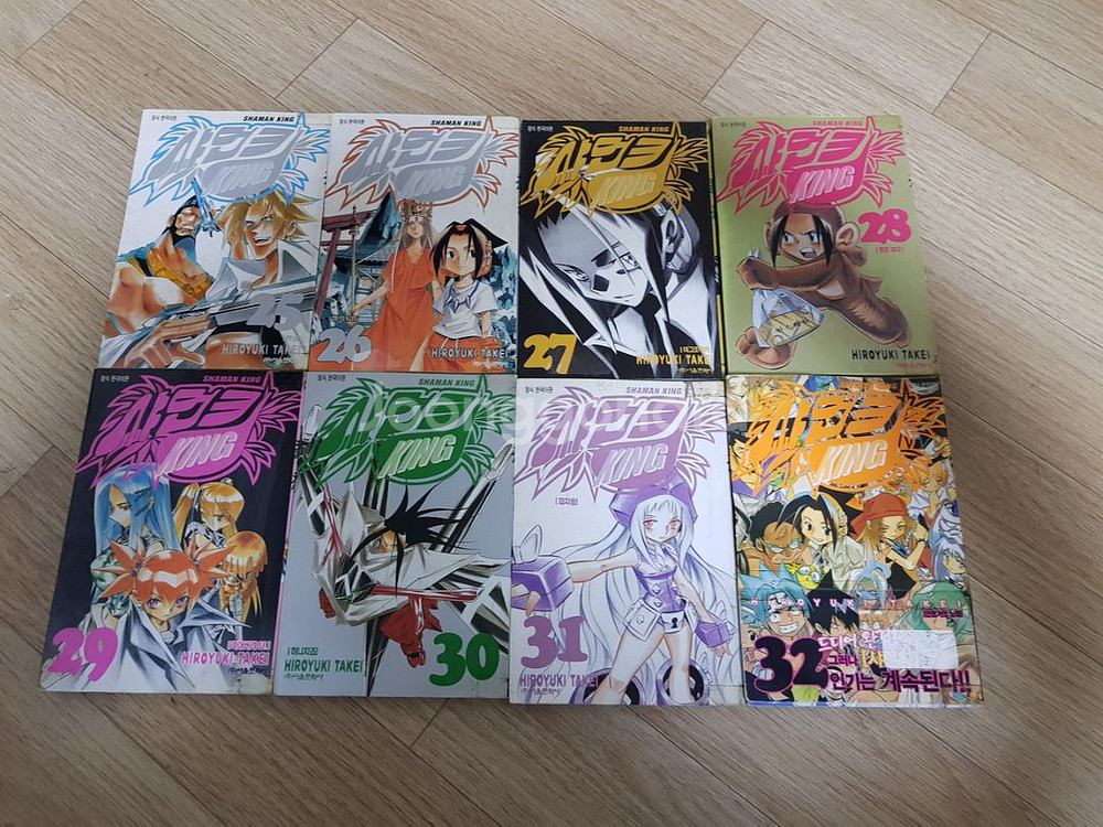 중고만화책 샤먼킹 32완결 팝니다--1