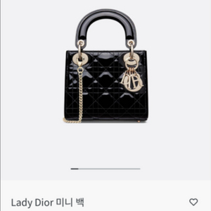 디올레이디백 미니 페이던트