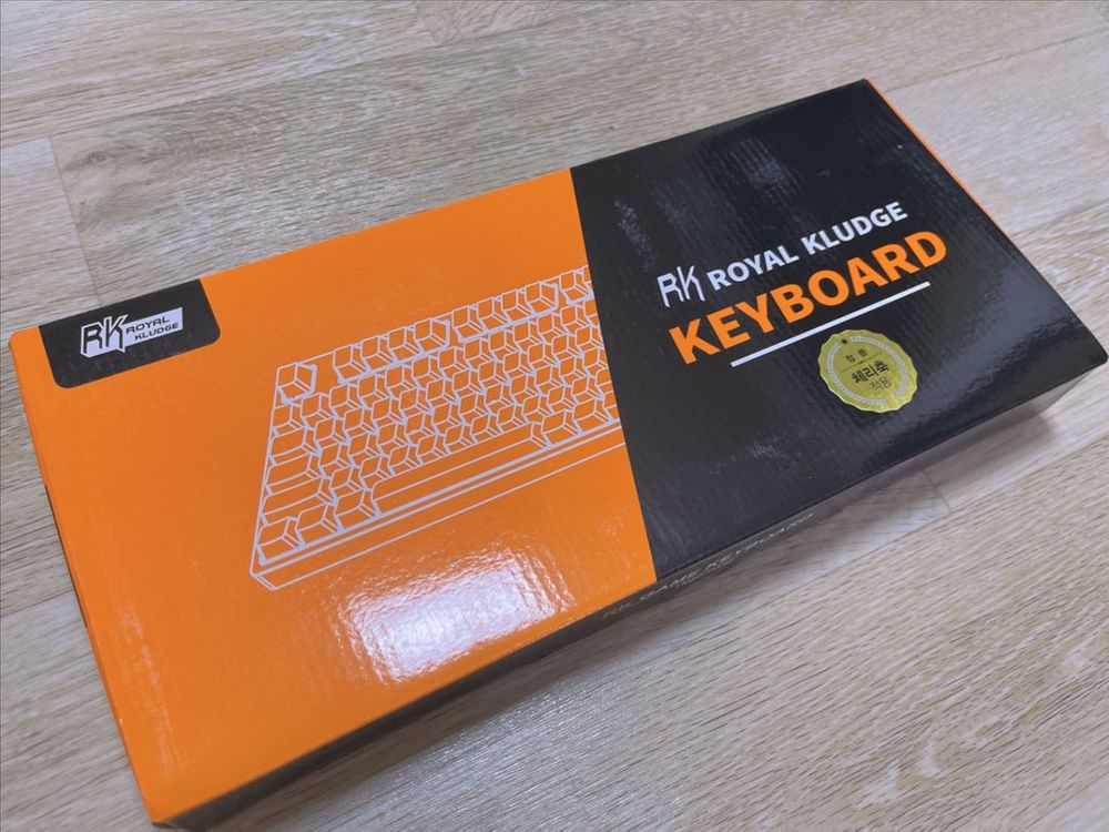 기계식키보드 RK987 파스텔키캡 저소음적축 미개봉 이미지