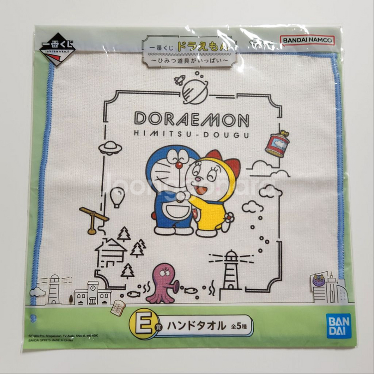 도라에몽 이치방쿠지 E상 핸드타올 손수건--0
