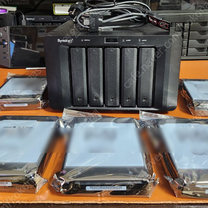 시놀로지DX517 + HDD 60TB 60테라