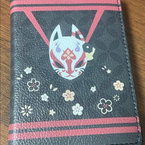 블루아카이브 와카모 가죽 지갑 굿즈