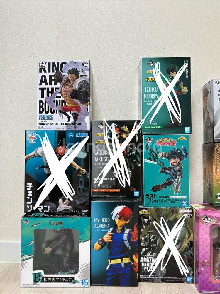 귀멸의칼날,나의히어로아카데미아,주술회전,원피스 피규어--0