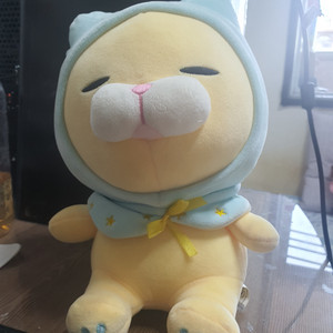 노란 고양이 인형