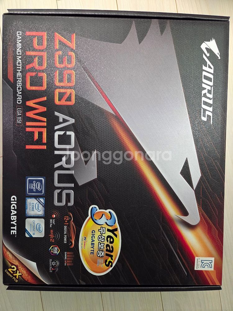 Z390 AORUS PRO WIFI 메인보드 판매합니다--1