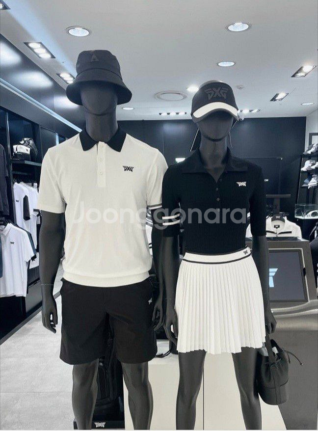 PXG 골프웨어 우먼 썸머 미들 슬리브 폴로 스웨터--6