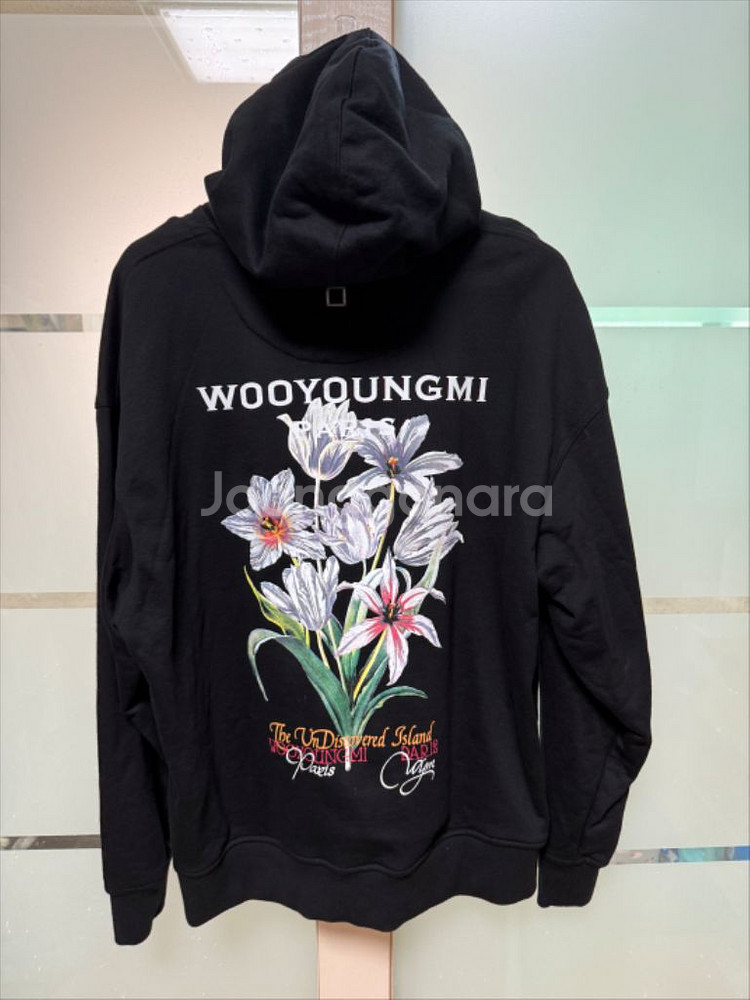 (새상품급) 우영미 플라워 후드티 50size--0