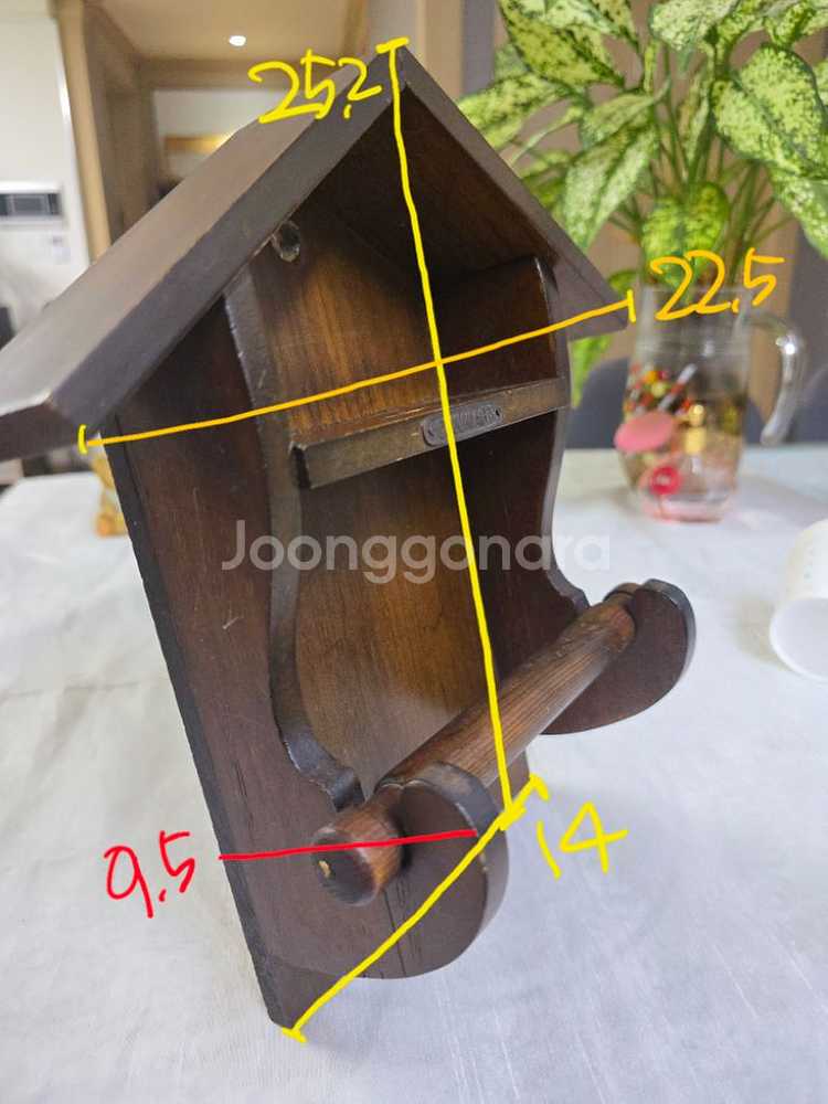 빈티지 집모양 휴지걸이~*--9