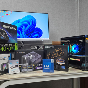 새거나 다름없는 i7 14700F+RTX 4070Ti