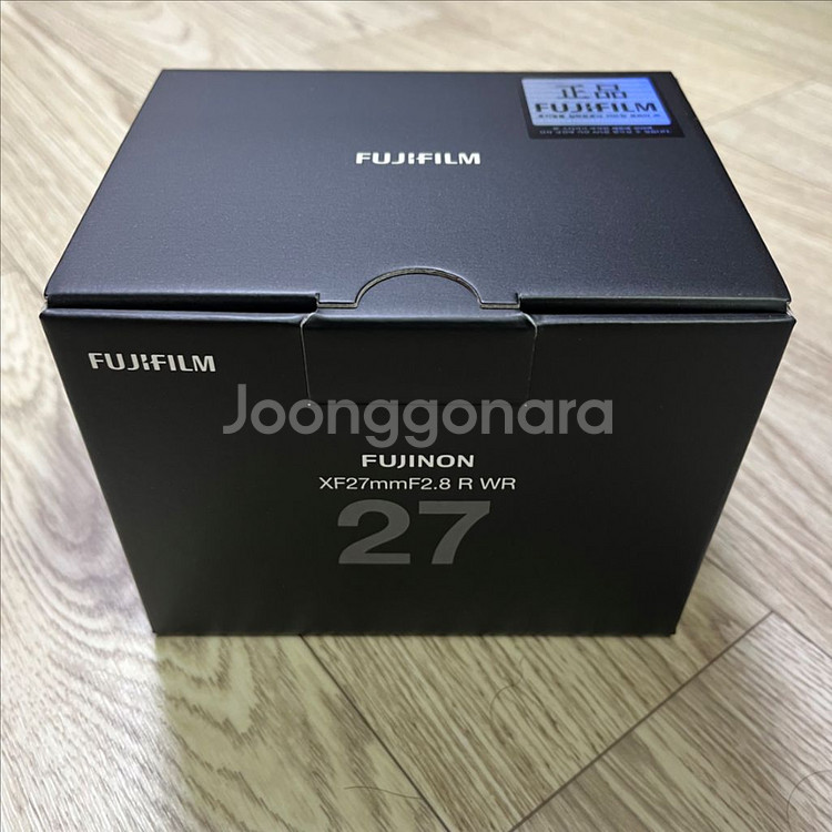 후지필름 XF 27mm F2.8 R WR 렌즈 미개봉--0