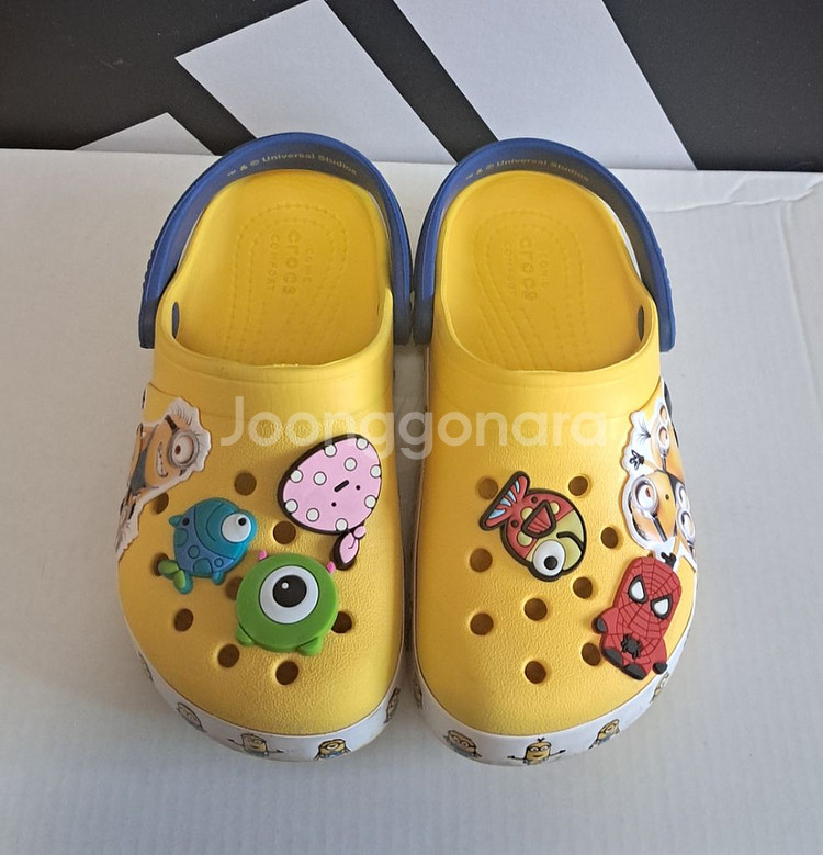 크록스c10 160~ 165키즈펀랩 미니언즈 .지비츠포--7