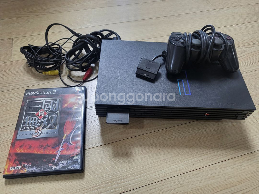 ps2본체 및 게임팩1개--0