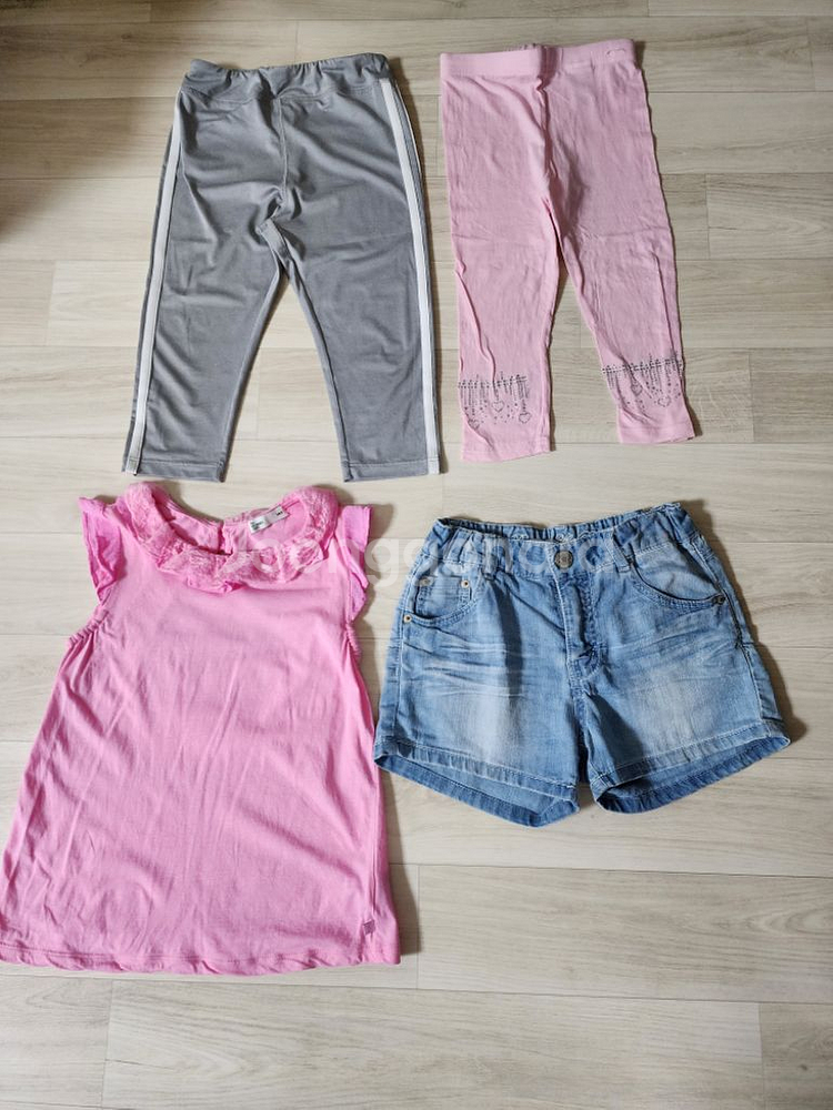 여아 130~140 여름옷 레깅스 실내복 의류 박스일괄--2