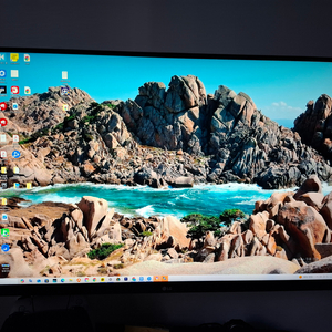 lg 4k 모니터 32un650 모니터암 포함