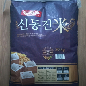 농사꾼 양심쌀 신동진 백미, 특등급, 20kg, 1개