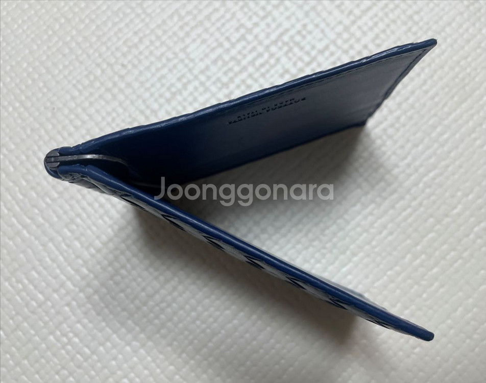 보테가베네타 머니클립 블루--2