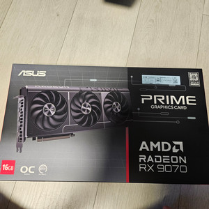 asus 프라임 라데온 rx9070 oc d6 16g