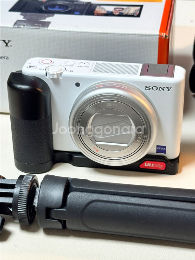 sony zv-1 화이트 + 케이지 박스풀--5