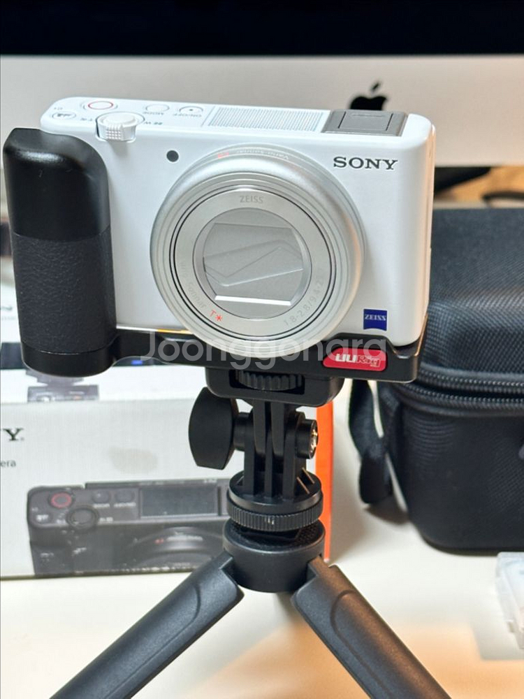 sony zv-1 화이트 + 케이지 박스풀--6