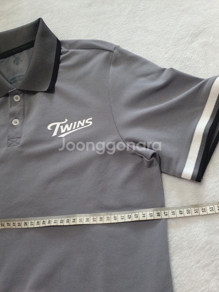 남성 데상트 LG Twins 트윈스 야구 셔츠 90cm--9