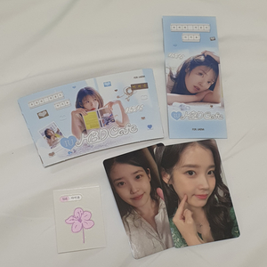 아이유 공식 생일카페 생카 특전 포카