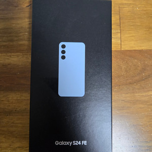 정상해지 공기계 갤럭시S24FE 256GB 블루 팝니다